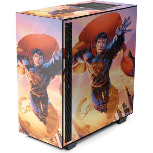 DC Comics Superman Unchained #1 75th Anniversary Cover Art by Jim Lee NZXT H510 Compact ATX Mid-Tower Case Skin