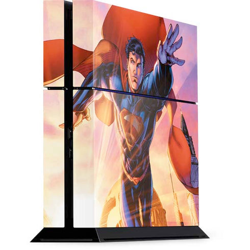 DC Comics Superman Unchained #1 75th Anniversary Cover Art by Jim Lee PS4 Console Skin