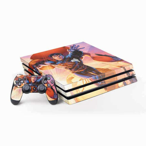 DC Comics Superman Unchained #1 75th Anniversary Cover Art by Jim Lee PS4 Pro Bundle Skin