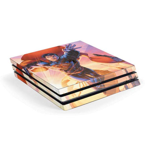 DC Comics Superman Unchained #1 75th Anniversary Cover Art by Jim Lee PS4 Pro Console Skin