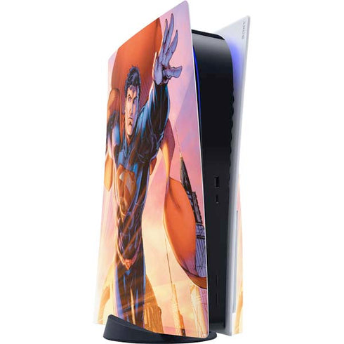 DC Comics Superman Unchained #1 75th Anniversary Cover Art by Jim Lee PS5 Console Skin