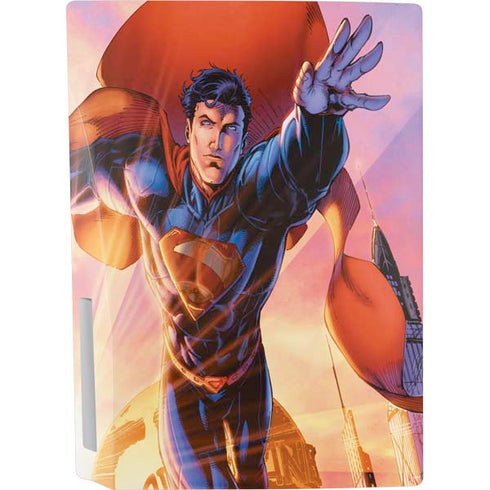 DC Comics Superman Unchained #1 75th Anniversary Cover Art by Jim Lee PS5 Console Skin