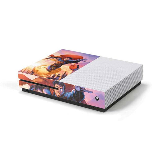 DC Comics Superman Unchained #1 75th Anniversary Cover Art by Jim Lee Xbox One S Console Skin