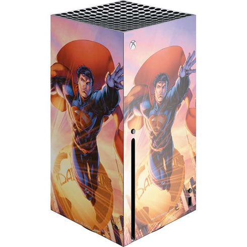 DC Comics Superman Unchained #1 75th Anniversary Cover Art by Jim Lee Xbox Series X Console Skin