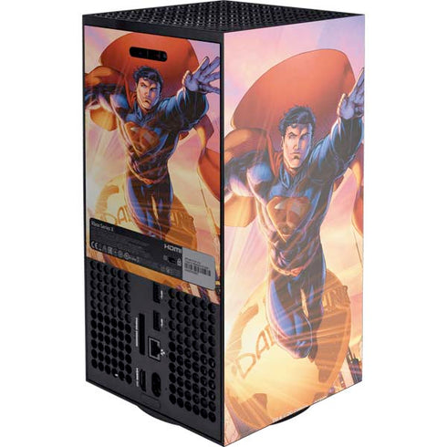 DC Comics Superman Unchained #1 75th Anniversary Cover Art by Jim Lee Xbox Series X Console Skin