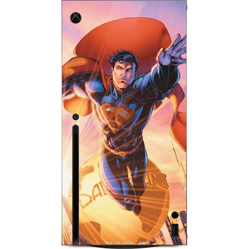 DC Comics Superman Unchained #1 75th Anniversary Cover Art by Jim Lee Xbox Series X Console Skin