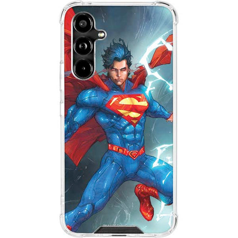 DC Comics Superman Elements Galaxy A54 5G Clear Case