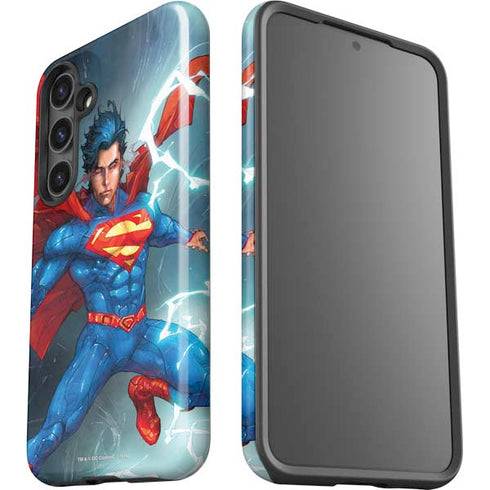 DC Comics Superman Elements Galaxy S24 Plus Impact Case