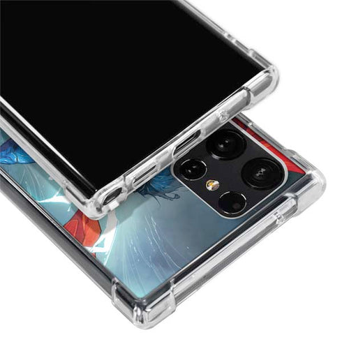 DC Comics Superman Elements Galaxy S24 Ultra Clear Case