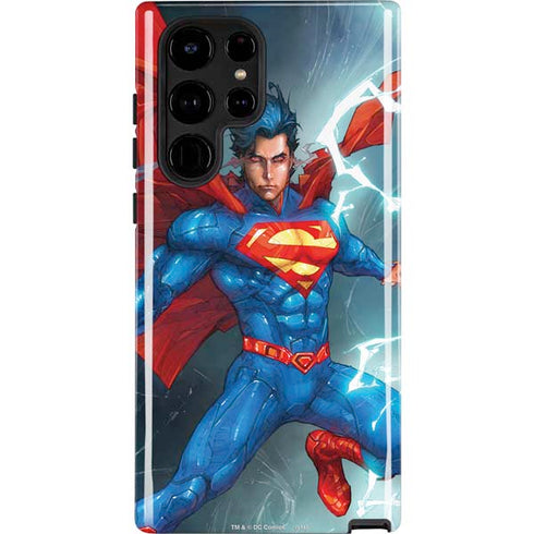 DC Comics Superman Elements Galaxy S24 Ultra Impact Case