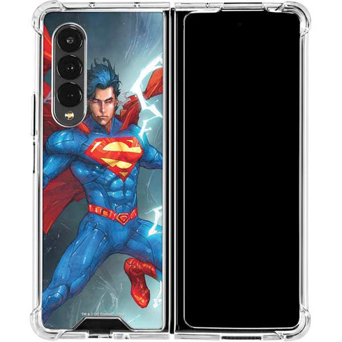 DC Comics Superman Secret and Lies #2 Cover New 52 Galaxy Z Fold4 5G Clear Case