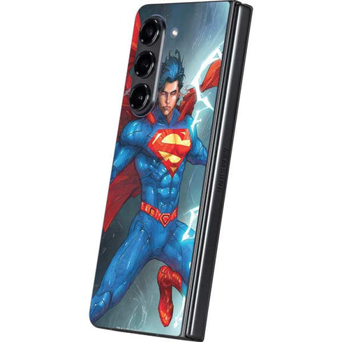 DC Comics Superman Elements Galaxy Z Fold5 5G Skin