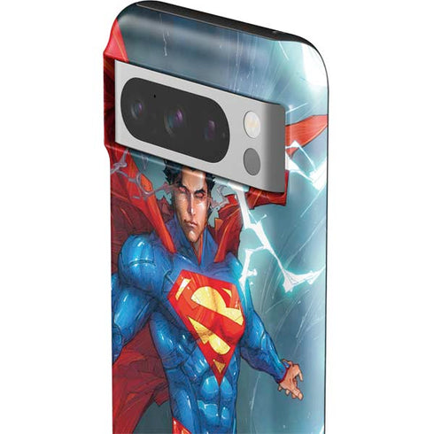 DC Comics Superman Elements Google Pixel 8 Pro Impact Case