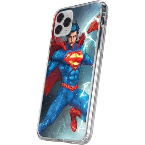 DC Comics Superman Elements iPhone 11 Pro Clear Case