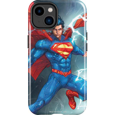 DC Comics Superman Elements iPhone 15 Plus Impact Case