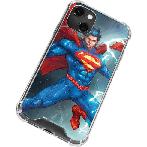 DC Comics Superman Secret and Lies #2 Cover New 52 iPhone 14 Plus Clear Case