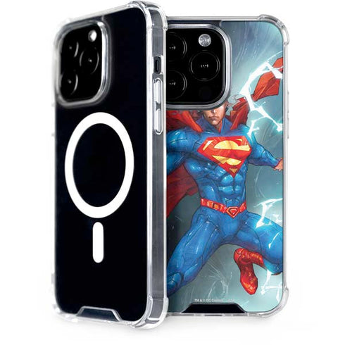 DC Comics Superman Elements iPhone 15 Pro MagSafe Case