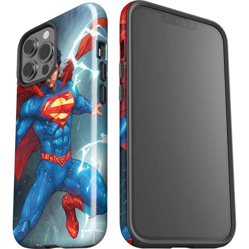DC Comics Superman Elements iPhone 15 Pro Max Impact Case