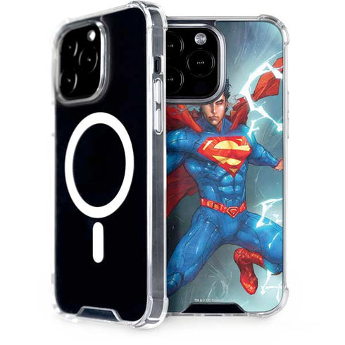 DC Comics Superman Elements iPhone 15 Pro Max MagSafe Case