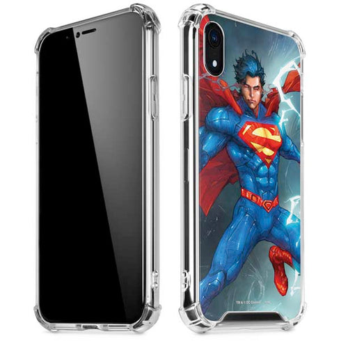 DC Comics Superman Elements iPhone XR Clear Case