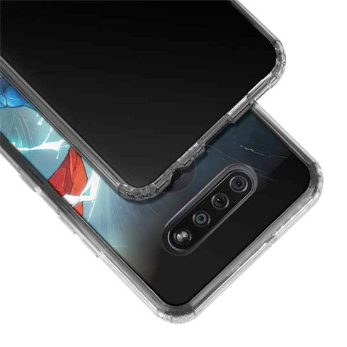 DC Comics Superman Elements LG K51/Q51 Clear Case