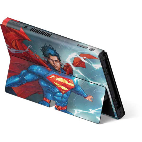 DC Comics Superman Secret and Lies #2 Cover New 52 Nintendo Switch OLED (2021) Skin