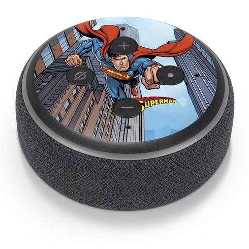 DC Comics Superman Flying Pose Amazon Echo Dot Skin