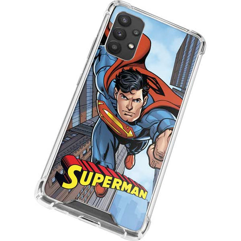 DC Comics Superman Flying Pose Galaxy A32 5G Clear Case