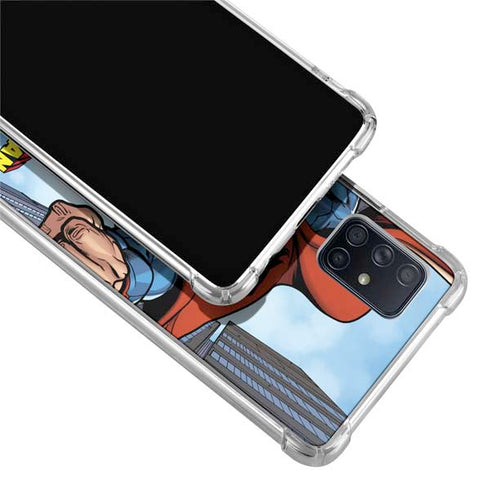 DC Comics Superman Flying Pose Galaxy A51 5G Clear Case