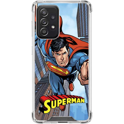 DC Comics Superman Flying Pose Galaxy A52 5G Clear Case