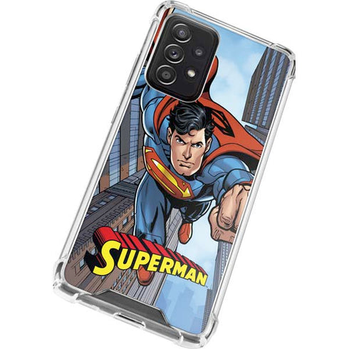 DC Comics Superman Flying Pose Galaxy A52 5G Clear Case