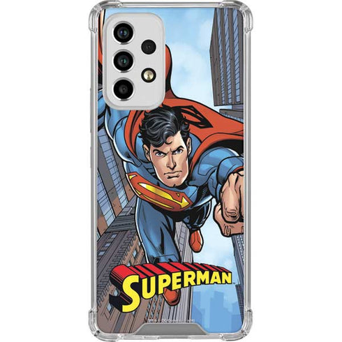 DC Comics Superman Flying Pose Galaxy A53 5G Clear Case