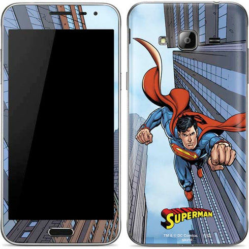 DC Comics Superman Flying Pose Galaxy J3 Skin