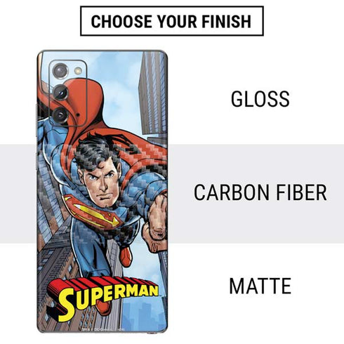 DC Comics Superman Flying Pose Galaxy Note20 5G Skin