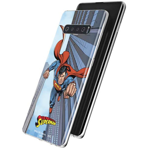 DC Comics Superman Flying Pose Galaxy S10 Plus Skin