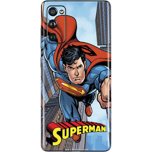 DC Comics Superman Flying Pose Galaxy S20 Fan Edition Skin