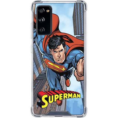 DC Comics Superman Flying Pose Galaxy S20 FE Clear Case