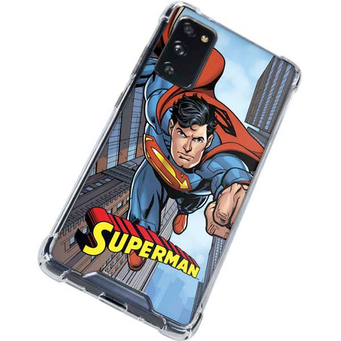 DC Comics Superman Flying Pose Galaxy S20 FE Clear Case