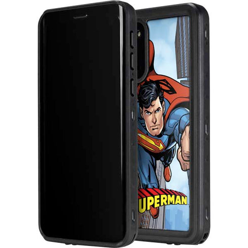DC Comics Superman Flying Pose Galaxy S20 Plus Waterproof Case