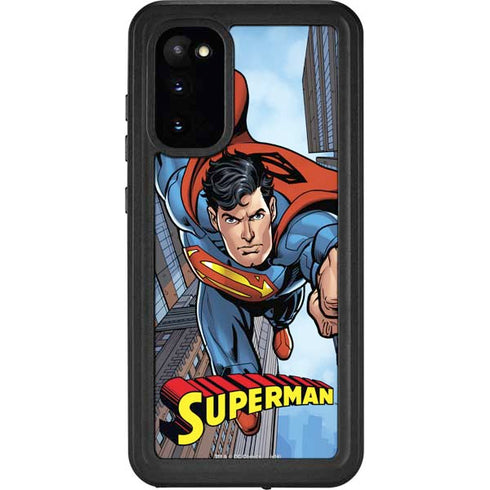 DC Comics Superman Flying Pose Galaxy S20 Waterproof Case