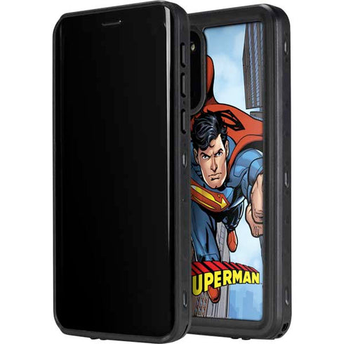 DC Comics Superman Flying Pose Galaxy S20 Waterproof Case