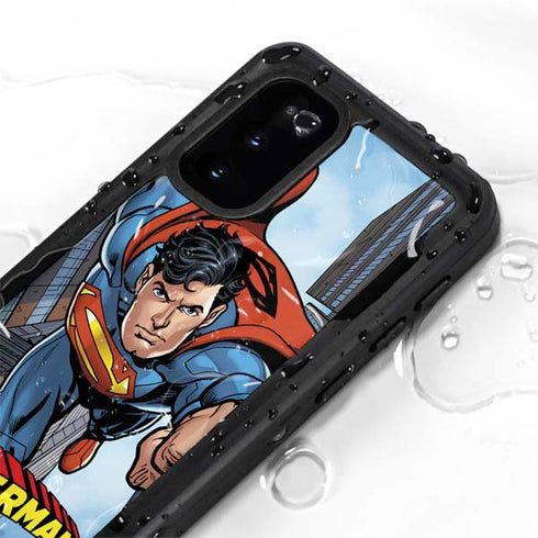 DC Comics Superman Flying Pose Galaxy S20 Waterproof Case