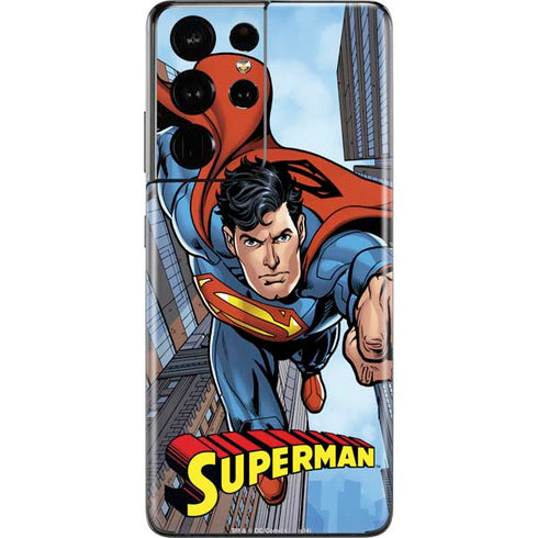 DC Comics Superman Flying Pose Galaxy S21 Ultra 5G Skin