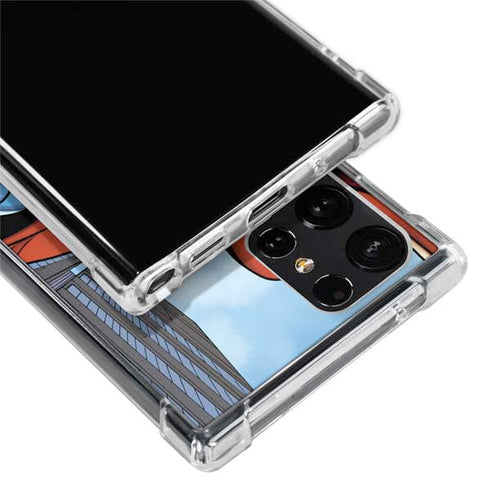 DC Comics Superman Flying Pose Galaxy S22 Ultra Clear Case