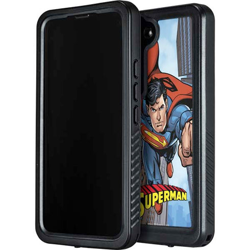 DC Comics Superman Flying Pose Galaxy S23 Plus Waterproof Case