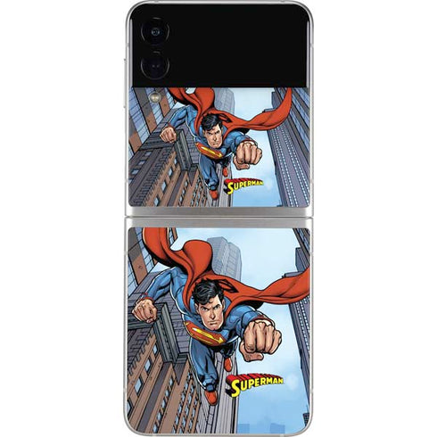 DC Comics Superman Flying Pose Galaxy Z Flip3 5G Skin