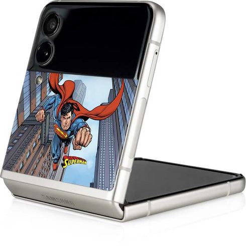 DC Comics Superman Flying Pose Galaxy Z Flip3 5G Skin