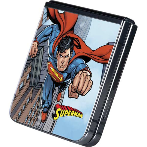 DC Comics Superman Flying Pose Galaxy Z Flip5 5G Skin