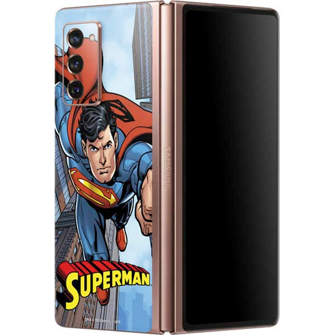 DC Comics Superman Flying Pose Galaxy Z Fold2 5G Skin