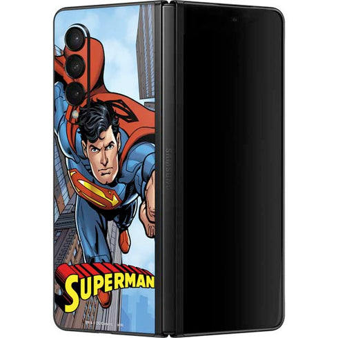 DC Comics Superman Flying Pose Galaxy Z Fold3 5G Skin